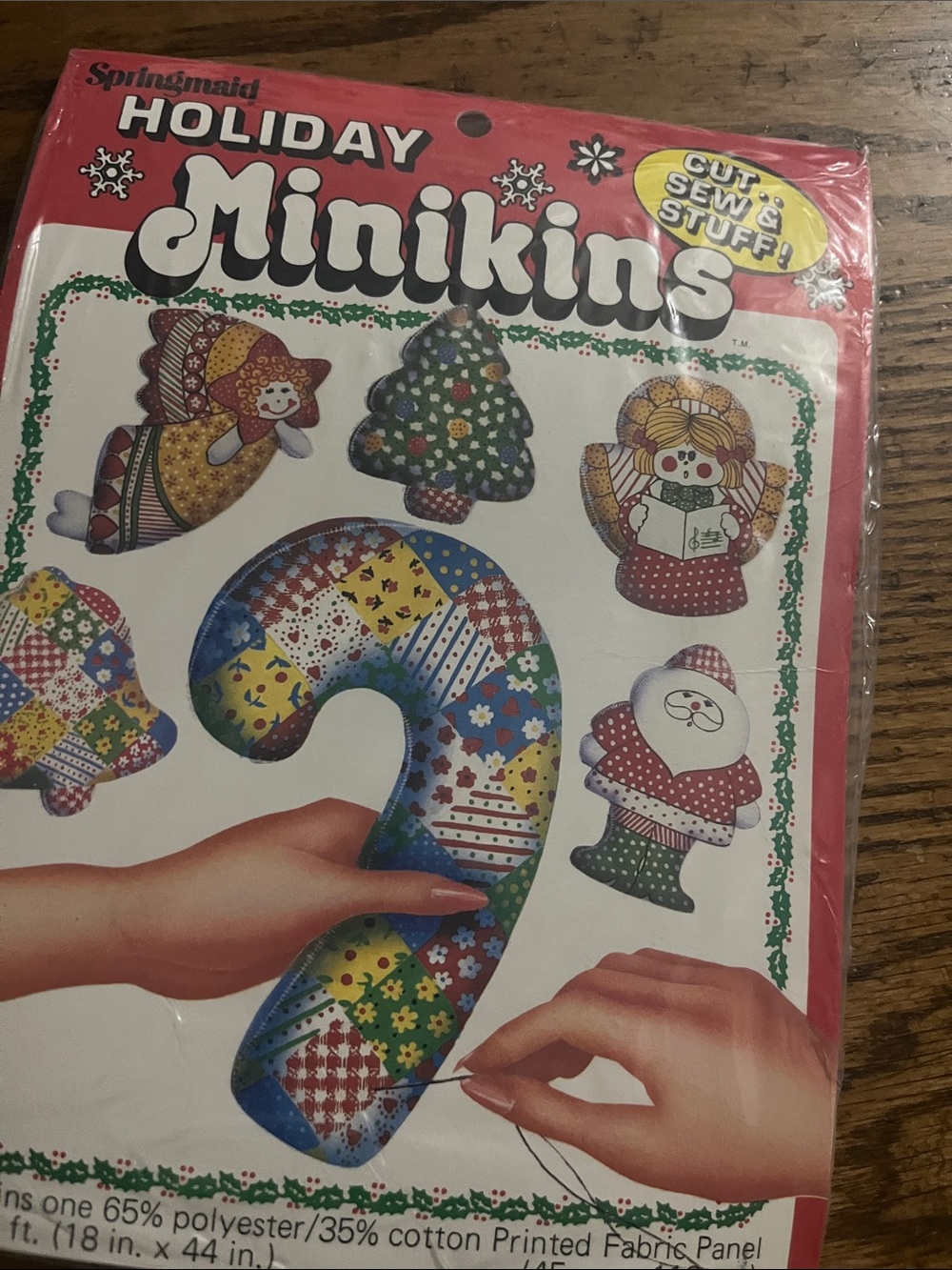 Holiday Minikins Kids Sewing Kit - Red & Multicolor